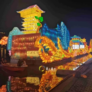 Glowing Parade Float for Halloween and Chinese New Year for Carnival and Chinese Lantern Festival Party Decorations