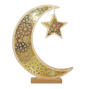 Gold Decoration Ramadan Festival Atmosphere Arrangement for the Middle East Festival