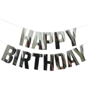 Gold Foil Birthday Letter Banner Party Decoration Garland for Birthday Festivities & Supplies