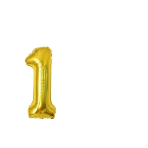 Gold Inflatable Helium Foil Number Balloon Multi Size (12 40 Inch) for Birthday and Mother’s Day