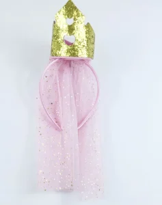 Gold Princess Crown Baby Girls Cute Hair Band Crown Headband Children Photo Props Infant Kids Hair Accessories