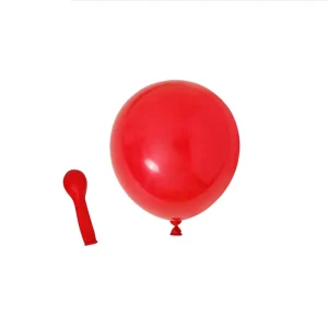 Good Quality 5 Inch Red Color Round Shape Latex Standard Balloons for Wedding