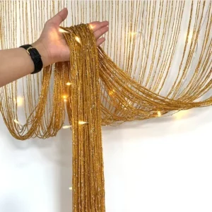 Great Tassel Patterned Hanging Door Screen Curtain for Modern Living Room & Bedroom Easter Decor