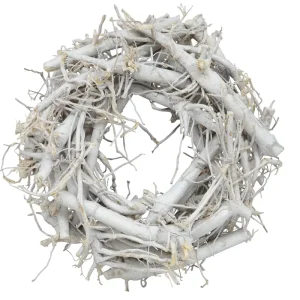 H&G Artificial Cotton Root Eco friendly Round Window Wreath for Home Easter Decorations