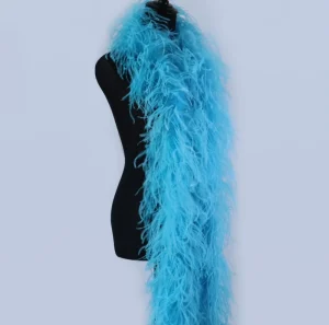 HS New Ostrich Feather Boa for Home Party Wedding Christmas Decor DIY Craft Clothing Costume Dance Dress Cosplay Accecssoy