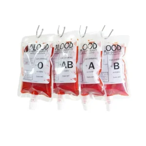 Halloween 250ml Blood Bags Retort Pouch for Drinks for Vodka Mineral Water Beer Champagne Horror Decoration