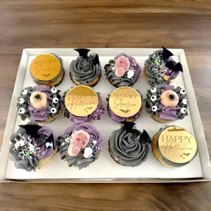 Halloween Acrylic Cake Cupcake Toppers for Decorations and Party Supplies