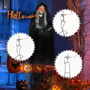 Halloween Birdman Ghost Feather Frame Structure for Children