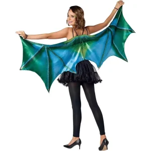 Halloween Carnival Party Costume Holidays Dress up Women’s Dragon Horn Wings Green Purple Colors Cosplay Costumes
