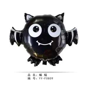 Halloween Cartoon Animal and Number Design Foil Balloons for KTV Hotel Holiday Parties and Scene Decoration Setup