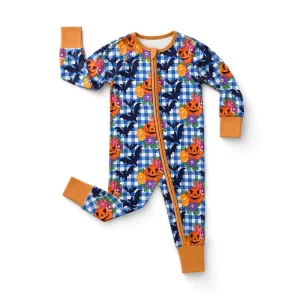 Halloween Costume Bamboo Unisex Toddler Clothes Bodysuit Two Way Zipper Trick or Treat Party Winter Newborn Baby Romper
