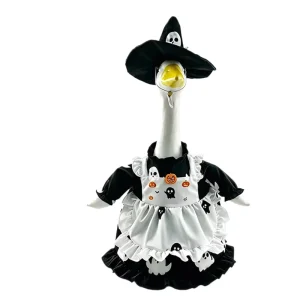 Halloween Costumes Courtyard Goose Decoration Costume Maid Porch Goose Print Ghost Set Manufacturer