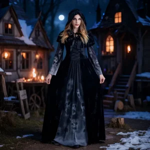 Halloween Costumes Easter Death Demon Dresses Carnival Horror Skeleton Vampire Cosplay Costumes Party Bar Stage Women Dresses