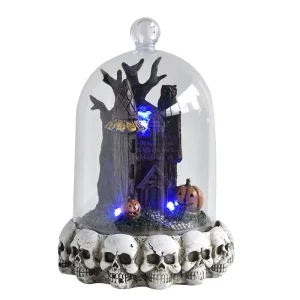 Halloween Couple Resin Crafts Ornaments Haunted House Holiday Atmosphere Decorations