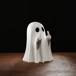 Halloween Cute White Ghost Resin Party Decorations Yard Ornaments Desk Accessories Indoor Outdoor Use Made China