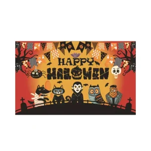 Halloween Decorations Banner Outdoor Background Cloth