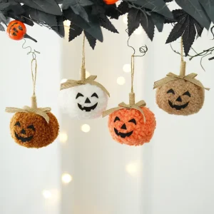 Halloween Decorations Cute and Creative Pumpkin Funny Face Dolls Decorations for Ghost Festival Party Atmosphere