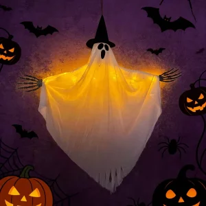 Halloween Decorations Halloween Ghost and Spooky Ornaments Props Decorations Outdoor Atmosphere Setups Home Door Decorations