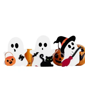 Halloween Decorations Hanging Creative Quirky Home Wooden Signs Silk Screen Printed China Zhejiang Factory Price Party