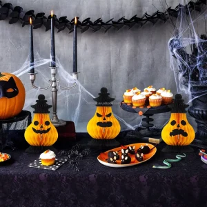 Halloween Decorations Honeycomb Paper Ornaments Paper Crafts Decorations for Home