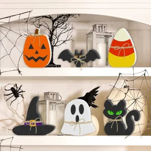 Halloween Decorations Indoor Wooden Decorations Party Novelties Halloween Supplier