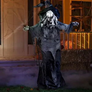 Halloween Decorations Moving Zombie Animatronics with Wireless Control Customized Color Durable Plastic Material for Adult Use