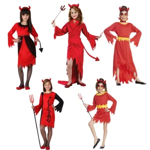 Halloween Devil TV & Movie Costume Party Cosplay Outfit Scary Theme Jumpsuit for Carnival Festival Supplier