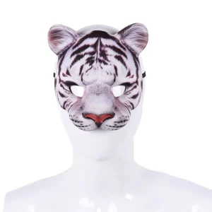 Halloween EVA Mask Masquerade Ball Carnival Party Cosplay Prop Half Face Animal Tiger