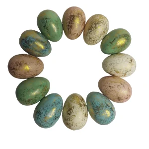 Halloween Easter Decorations Plastic Egg Gift Set Festive Party Tableware Table Decorations for Multiple Valentine’s Day Diwali