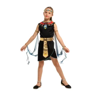 Halloween Egyptian Pharaoh Costumes for Kids Girl Christmas Carnival Party Princess Role Play Cosplay Costumes
