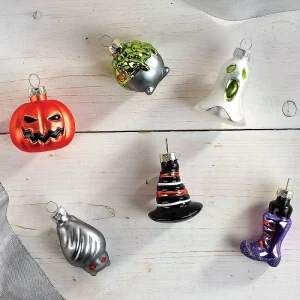 Halloween Figures Glass Ornaments Halloween Ornaments Spooky Fun Decor Eco friendly