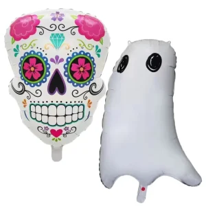 Halloween Ghost Balloon Party Decoration Arrangement Background Cartoon Balloon