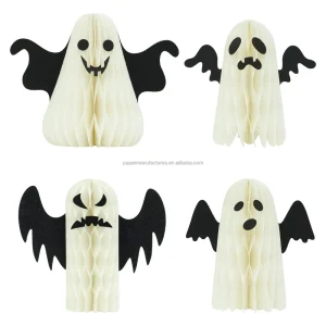 Halloween Ghost Design Ornament Paper Decoration Windows Supplies Centerpieces Home Decor