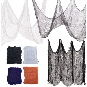 Halloween Ghost Festival Horror Gauze Decoration Black Bar Haunted House Atmosphere Layout Torn Cloth Secret Room Indoor