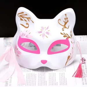 Halloween Graduation Female Horror Mask Full Face Coverage Cosplay Costume for Carnival Party Custom Trendy Design