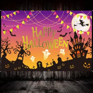 Halloween Hanging Cloth Ghost Festival Atmosphere Banner Holiday Party Decorations