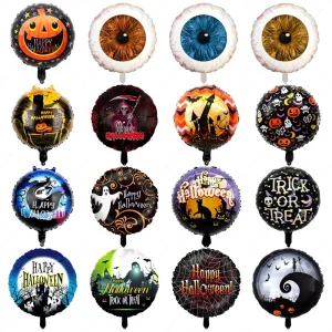 Halloween Horror Ghost Pumpkin Witch Globos Halloween Festival Foil Ballon Decorate