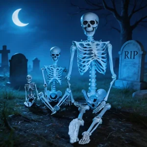 Halloween Horror Room Props Bar Haunted House Prank Large Halloween Decoration Simulation Various Sizes Human Skeleton