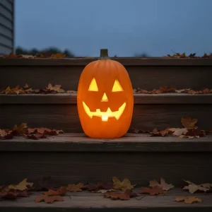 Halloween Indoor Artificial HDPE Pumpkin Party Decorations Customized Color Size Gift Box Packaging OEM Brand Teen Festive Decor