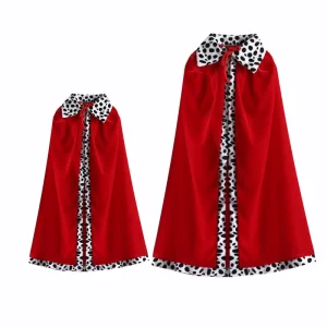 Halloween Kings Cape for Adult Men’s Costume GWPF8 Model Made in China Parent Child Play Christmas Cape Cloak