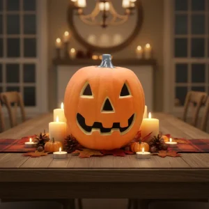 Halloween LED Light Plastic Decorative Lantern Night Light Battery Operated Waterproof Outdoor Use Fast Delivery Pumpkin Party