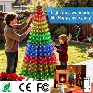 Halloween Lights Wedding Lamp Commercial Christmas Decorations LED Tree Lights IP65 4.5V RGBIC