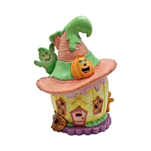 Halloween Magic House Resin Edge Halloween Party Decorations Indoor Table Ornaments for Halloween