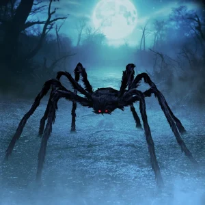 Halloween Outdoor Decorations Hairy Spider Scary Giant Spider Large Props for Yard Party Decoration Horror Theme Party