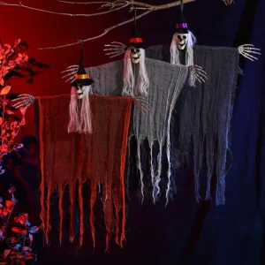 Halloween Outdoor Decorations Halloween Skeleton Ghosts Haunted House Prop Halloween Party Supplies Decor