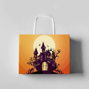 Halloween Paper Handle Bags Kids Children Candy Bag Party Favor Package Kid’s Gift For Halloween