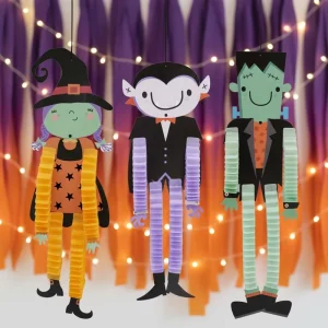 Halloween Paper Lantern Bat Witch Zombie Folding Decoration