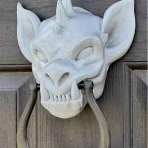 Halloween Party Decorations Plastic 3D Printed Wall Decorations Hanging Ornaments Featuring Prajna Mask