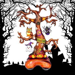 Halloween Party Decorations Supplies Ghost Skeleton Pumpkin Spider Halloween Foil Balloons