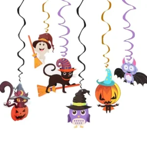 Halloween Party Home Decoration Supplies Hanging Swirl Decoration Halloween Decoration